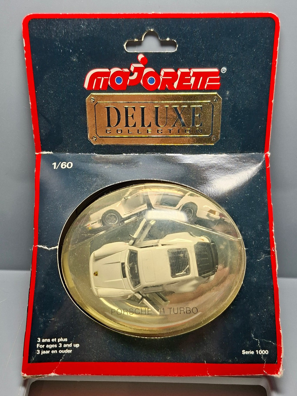 Majorette 1990/93 Série 1000 deluxe Porsche 911 turbo version blanche   (NG29)
