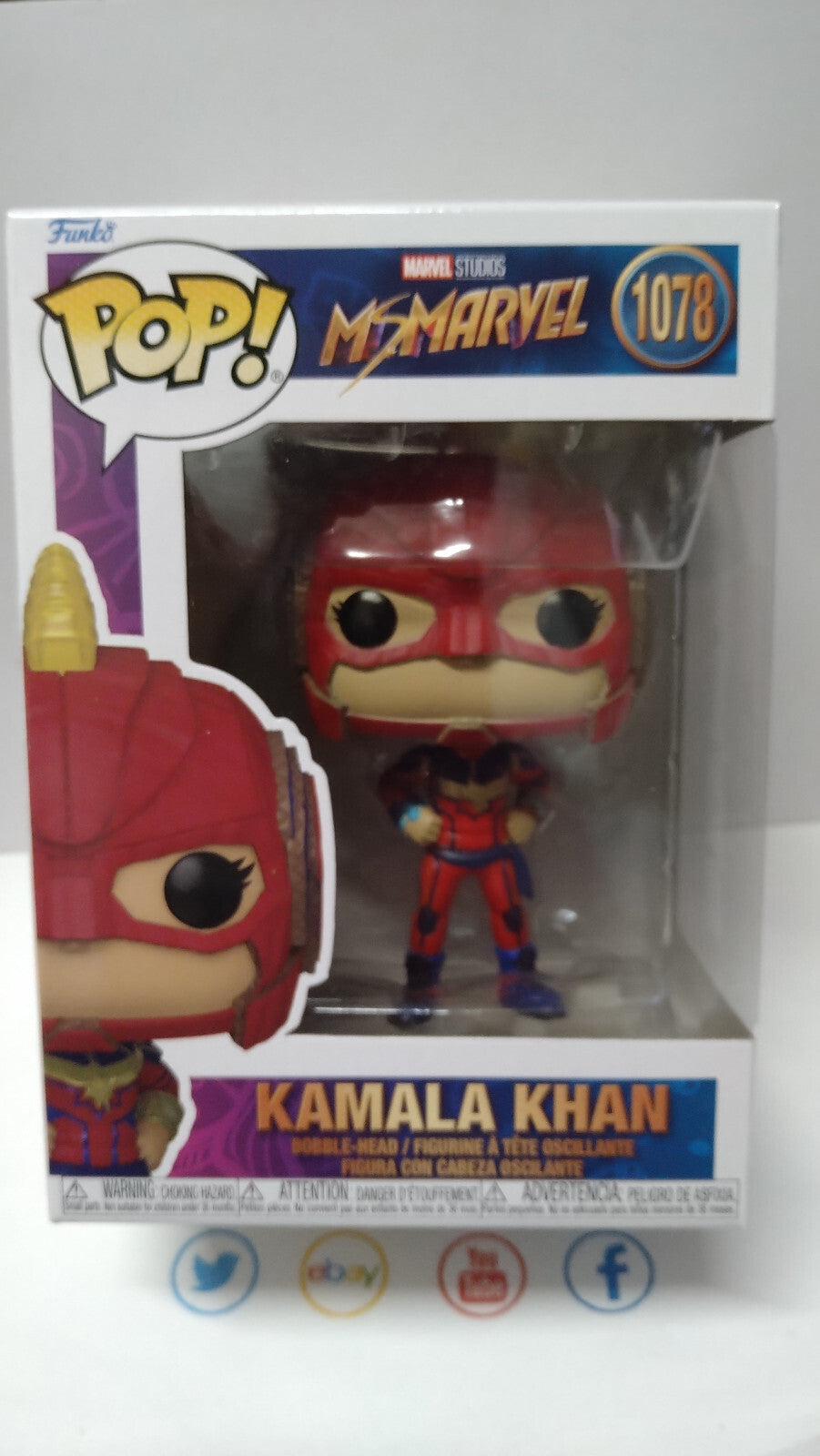 Funko Pop! Miss Marvel 1078 Kamala Khan (FU20)