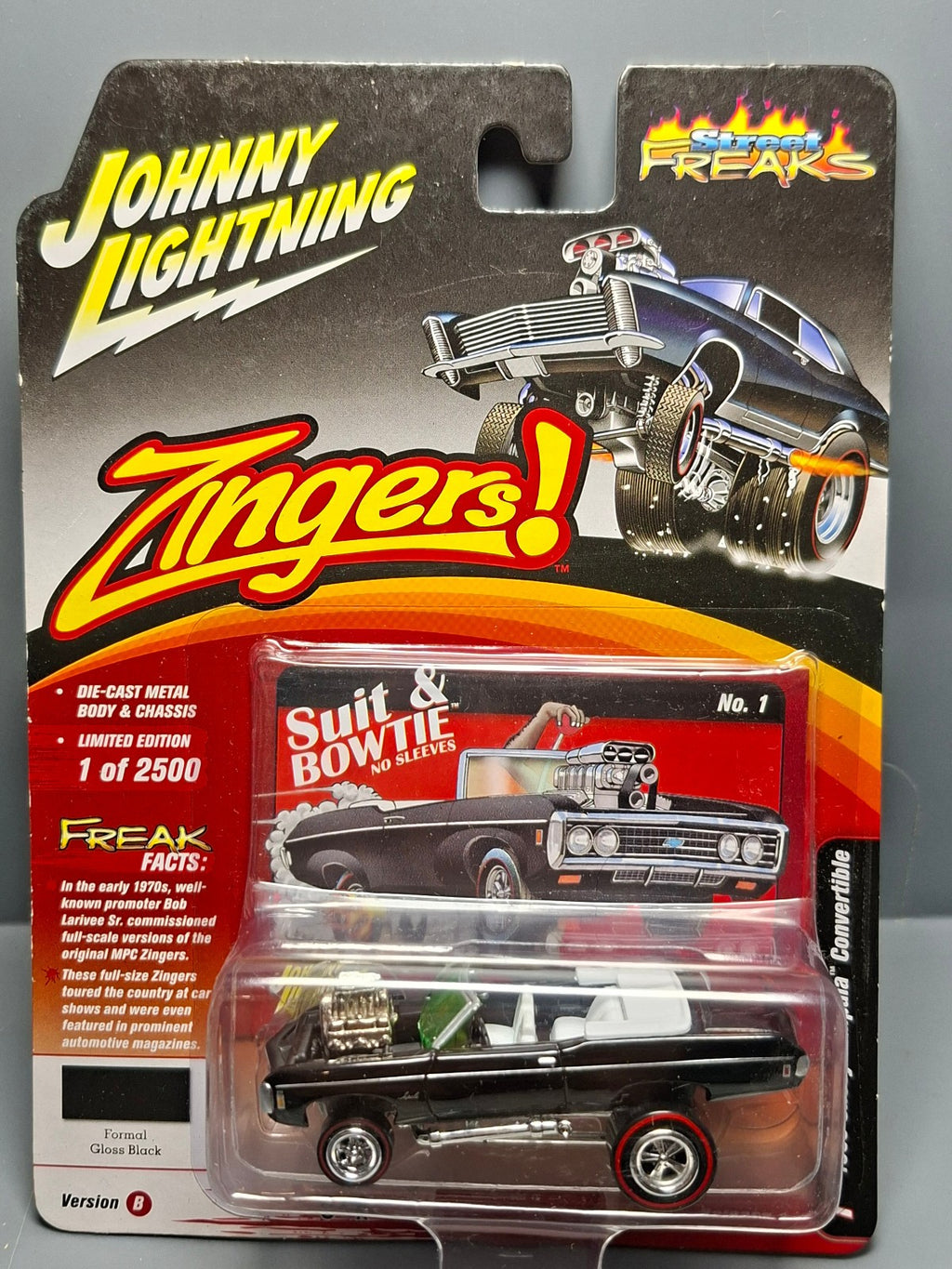 Johnny  Lightning Street Freaks Zingers 1969 Chevy Impala Convertible (NG33)