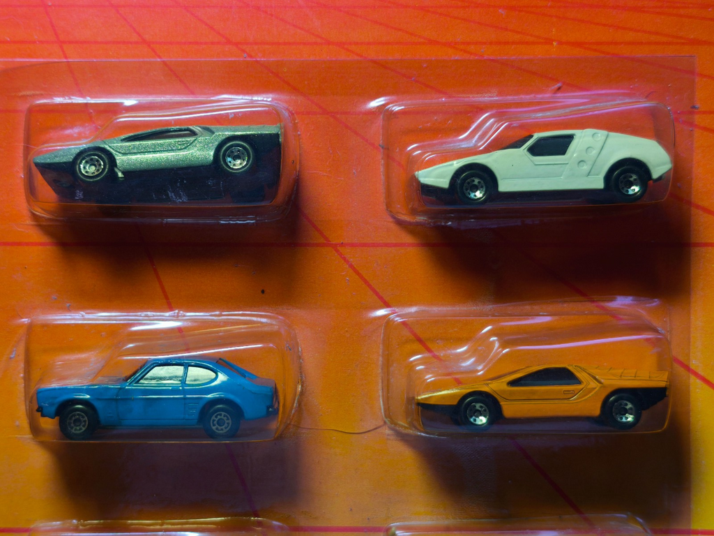 Matchbox promo mc donald des années 80 Présentoirs avec les 16 voitures (ET)