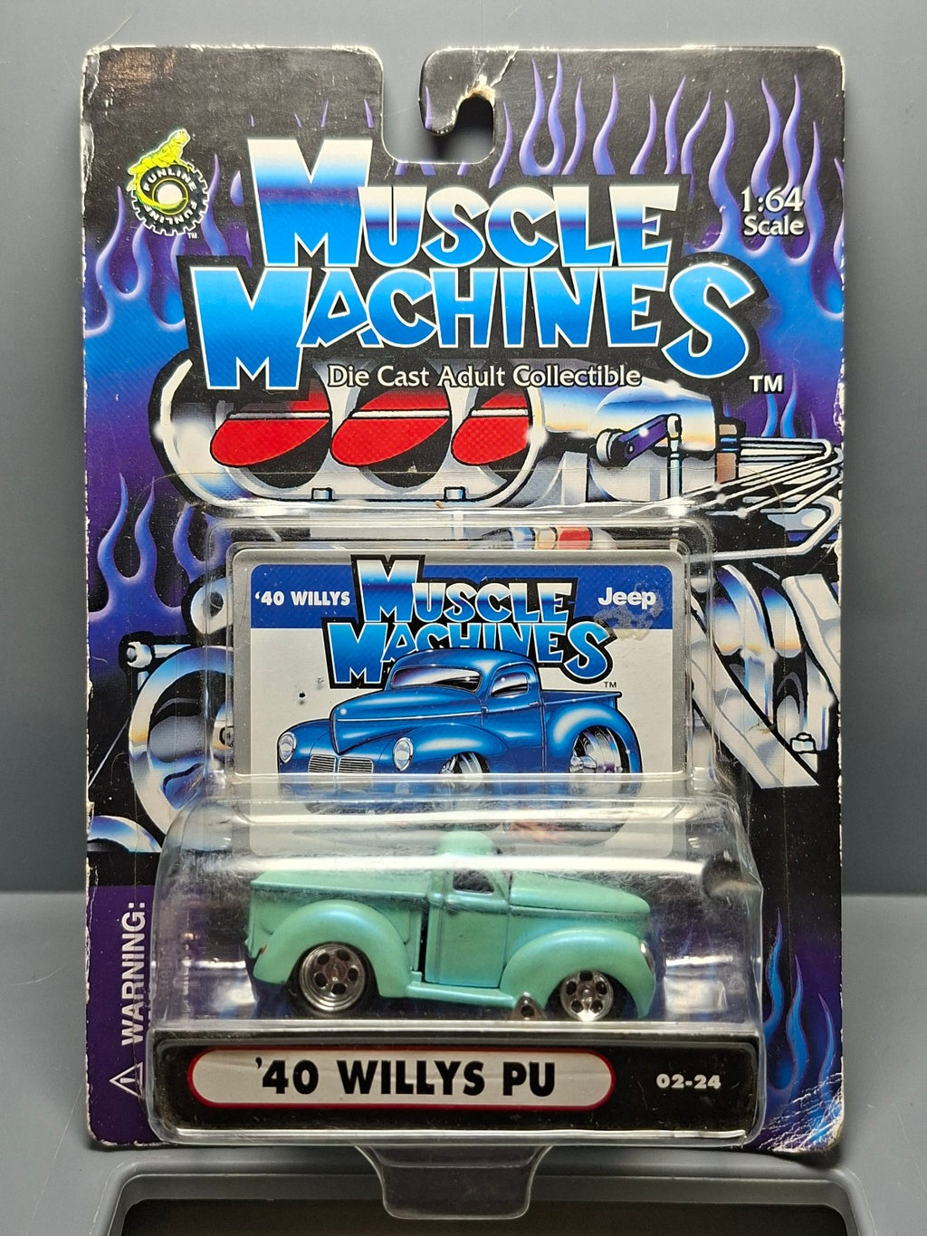 Muscle Machines '40 Willys PU vert claire (NG36)