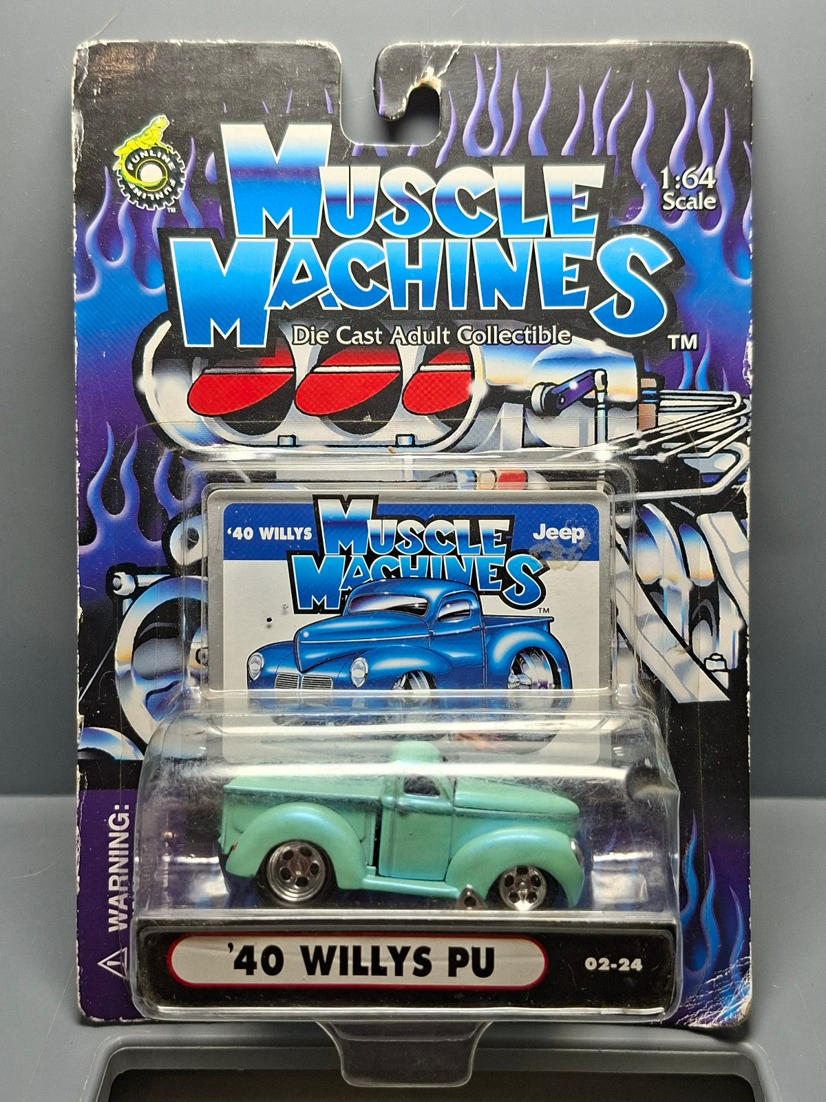 Muscle Machines '40 Willys PU vert claire (NG36)