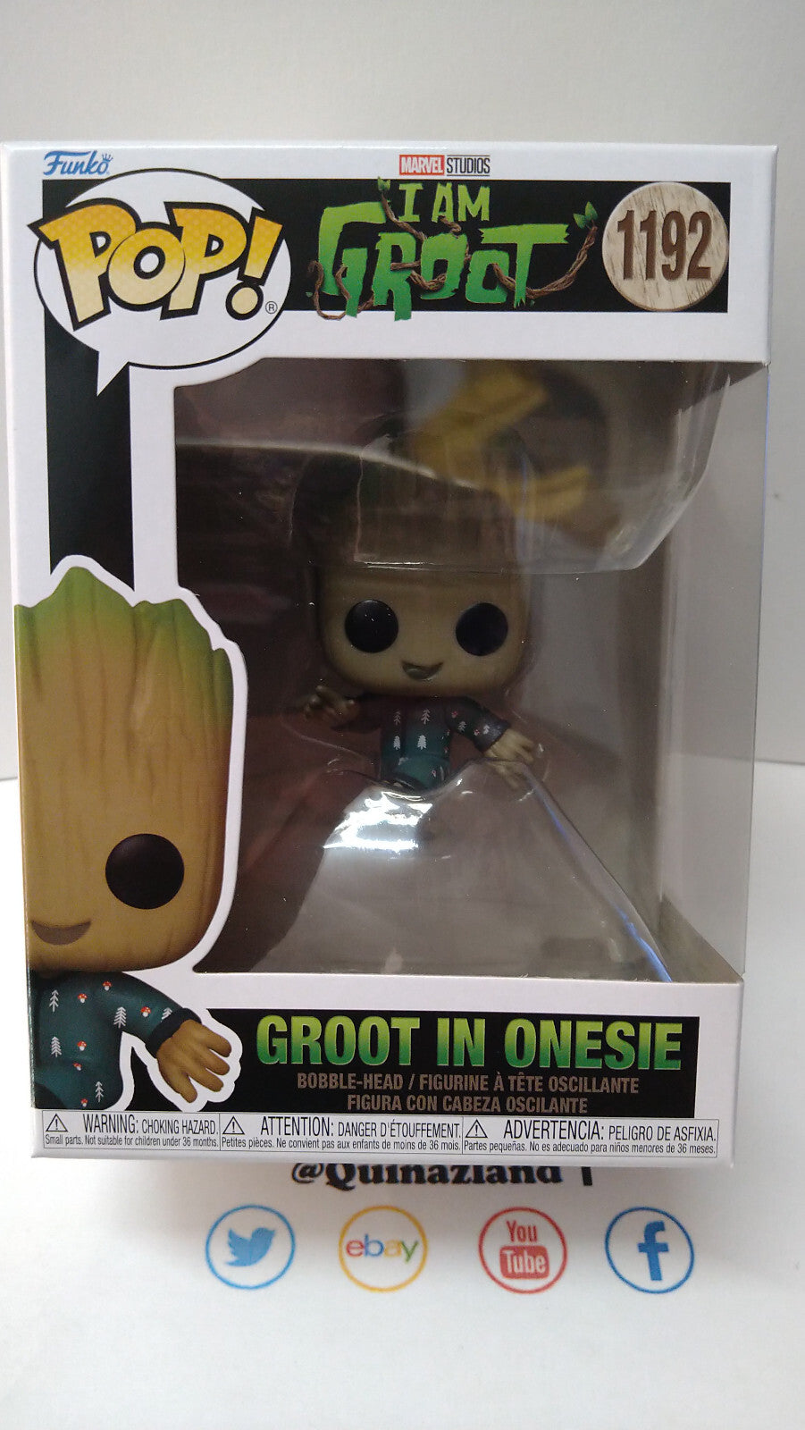Funko Pop! I AM GROOT N° 1192 Groot PJs (Dancing) (FU20)