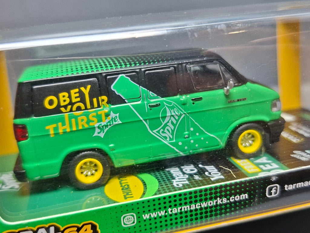 Tarmac Dodge Van Sprite Delivery Van, black/green (NP15)
