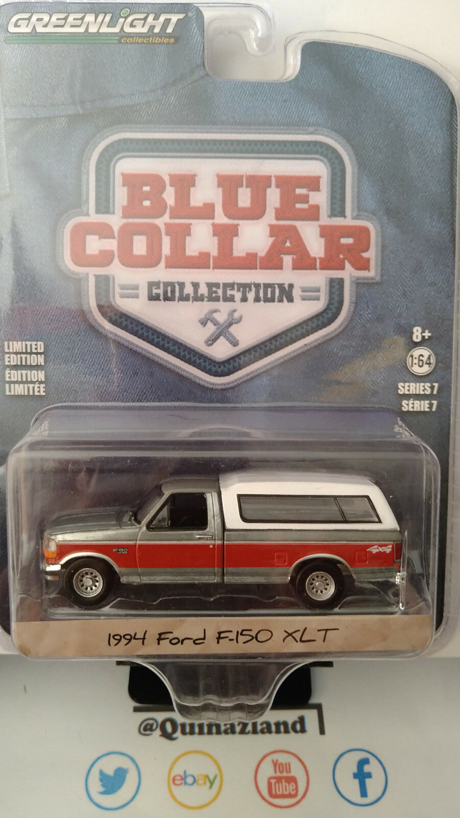 Greenlight Blue Collar 1994 Ford F-150 XLT Chase  (NG52)