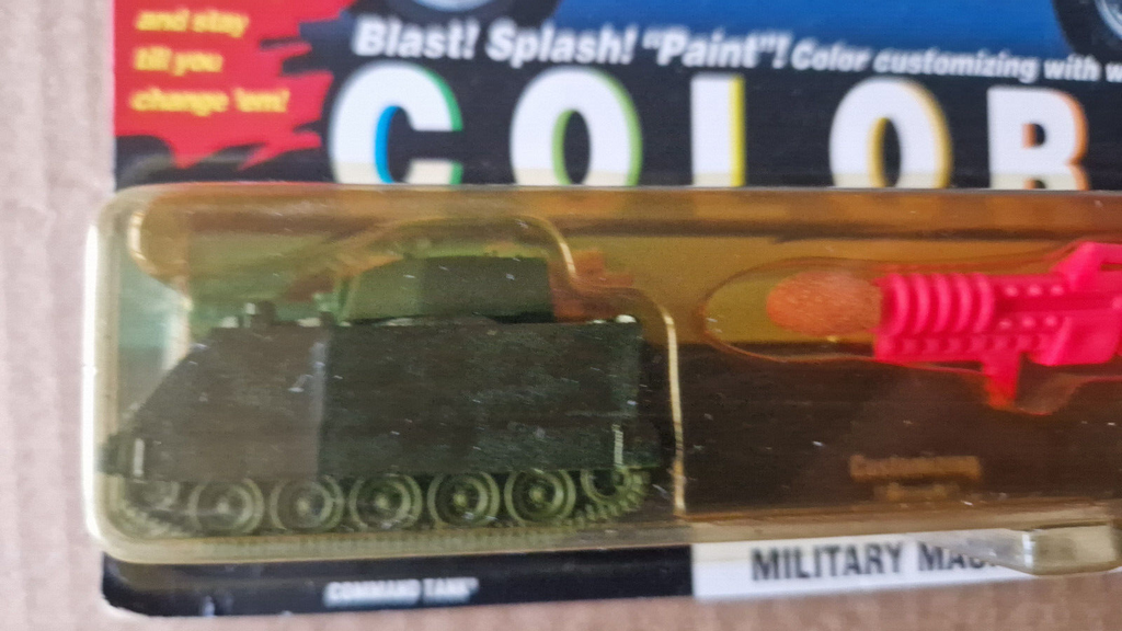 Hot Wheels 1994 color FX military machines Command tank & roll patrol (C10)