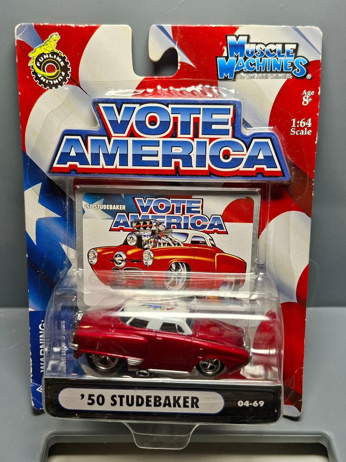 Muscle Machines 2004 vote america 04-69 '50 studebaker   (NG12)