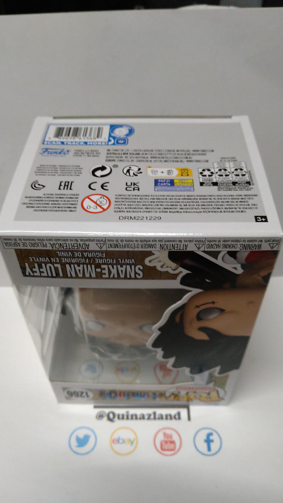 Funko Pop!  ONE PIECE Animation N° 1266 Snake-Man Luffy (FU45)