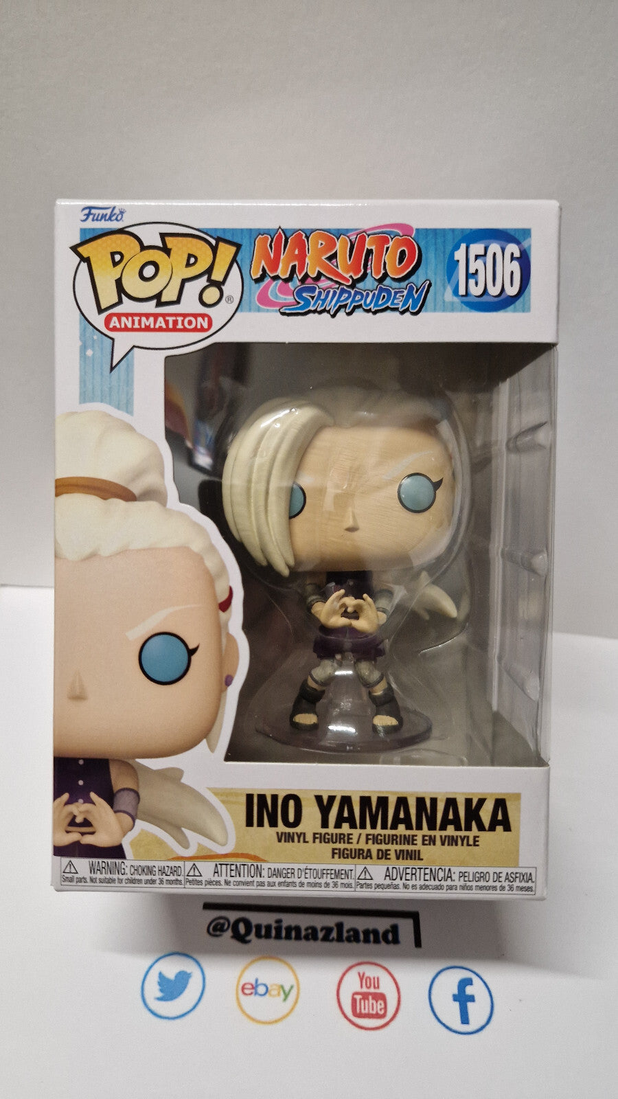 Funko Pop! NARUTO SHIPPUDEN POP Animation N° 1506 Ino Yamanaka  (F45)