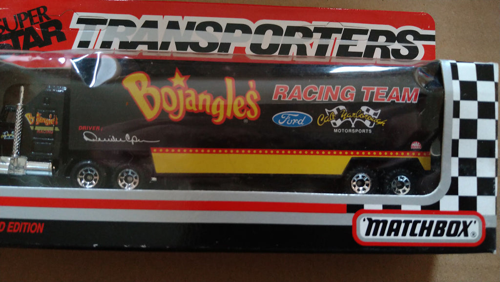 Matchbox 1993 Super star transporters Bojangles derrick cope (C12)