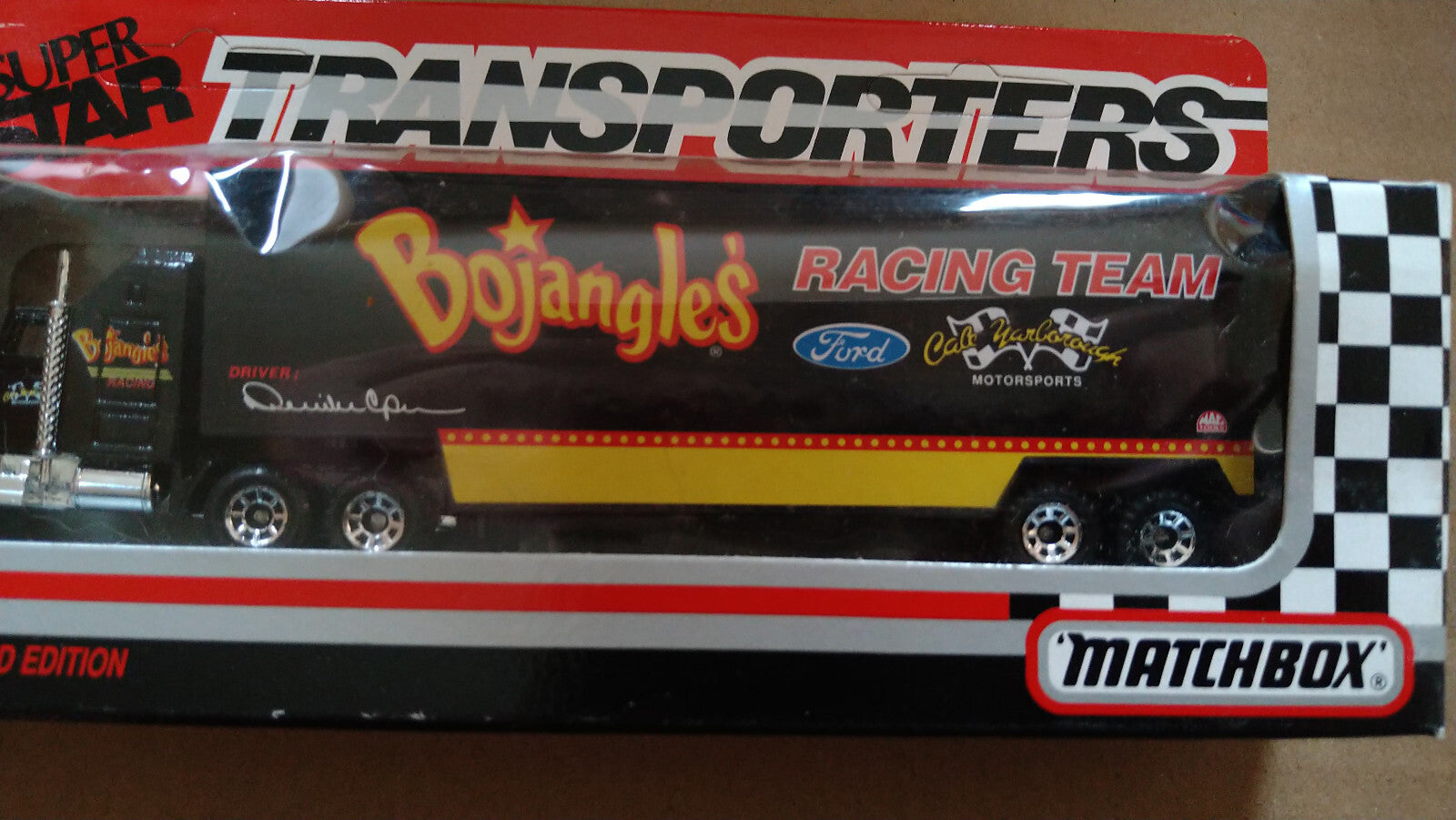 Matchbox 1993 Super star transporters Bojangles derrick cope (C12)
