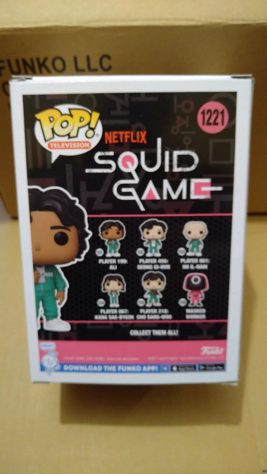Funko Pop! SQUID GAME 1221 Player 199 Ali  (F14)