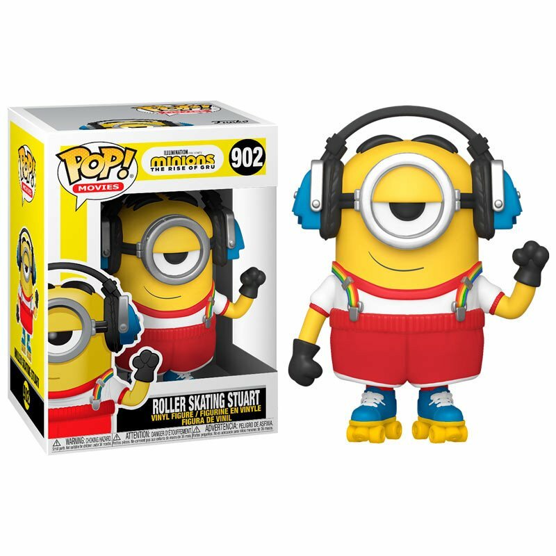 Funko Pop! Minions the rise of gru Banana #902 Roller Skating Stuart (F29)