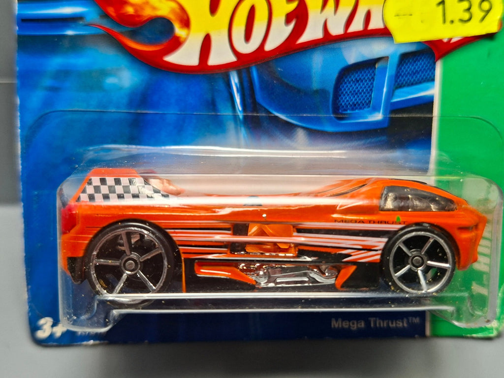 hot wheels Mainline 2007 série Treasure Hunt Mega Thrust collector 125 (CP18)