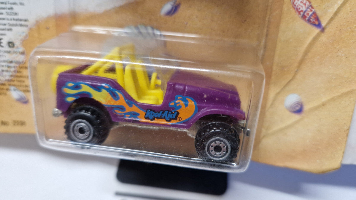 Hot wheels 1993  kool-aid wacky warehouse Suzuki quadracer roll patrol (CT03)