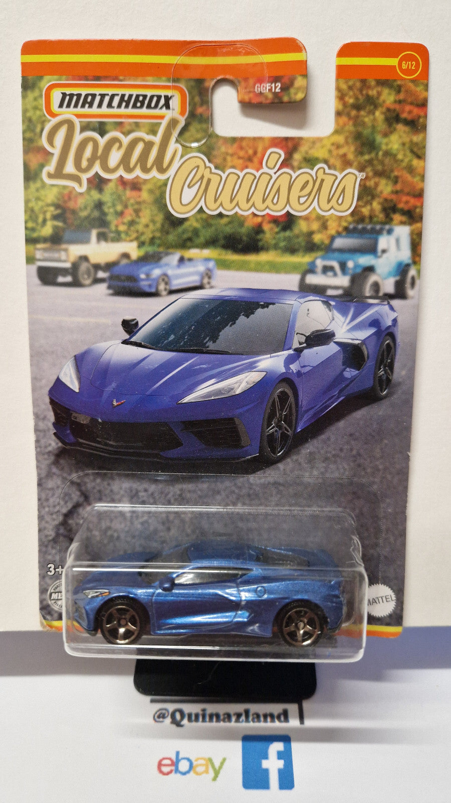 Matchbox 2022 Local cruisers 2020 Corvette ⚠️ Bulle blister fendue   (NP12)