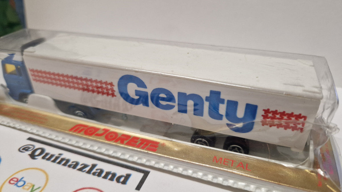 Majorette Saviem Renault semi container Genty ⚠️ bulle blister endommagé (NP22)
