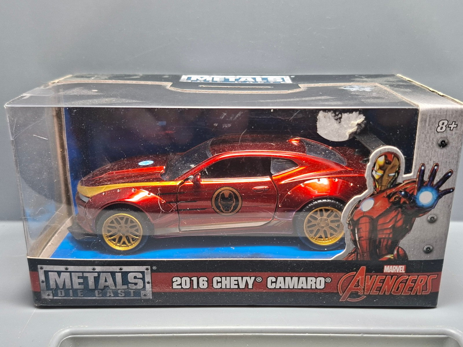 Jada 1/32 Marvel Avengers  2016 Chevy camaro Iron Man    (NG05)