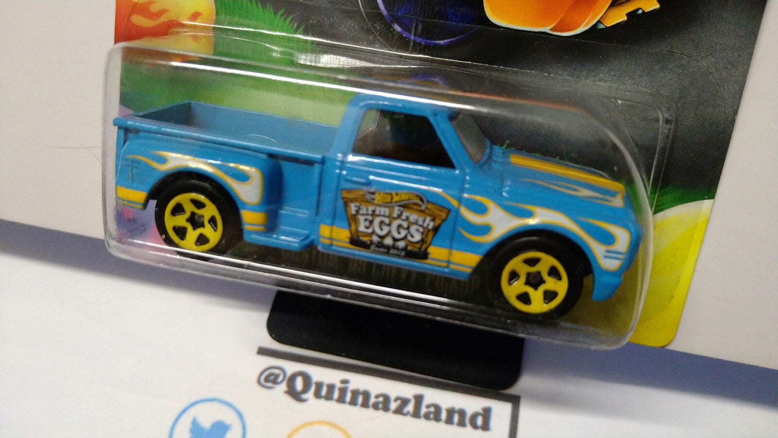 Hot Wheels Custom 69 chevy pickup 2015 happy easter exclusive walmart  (NP14)