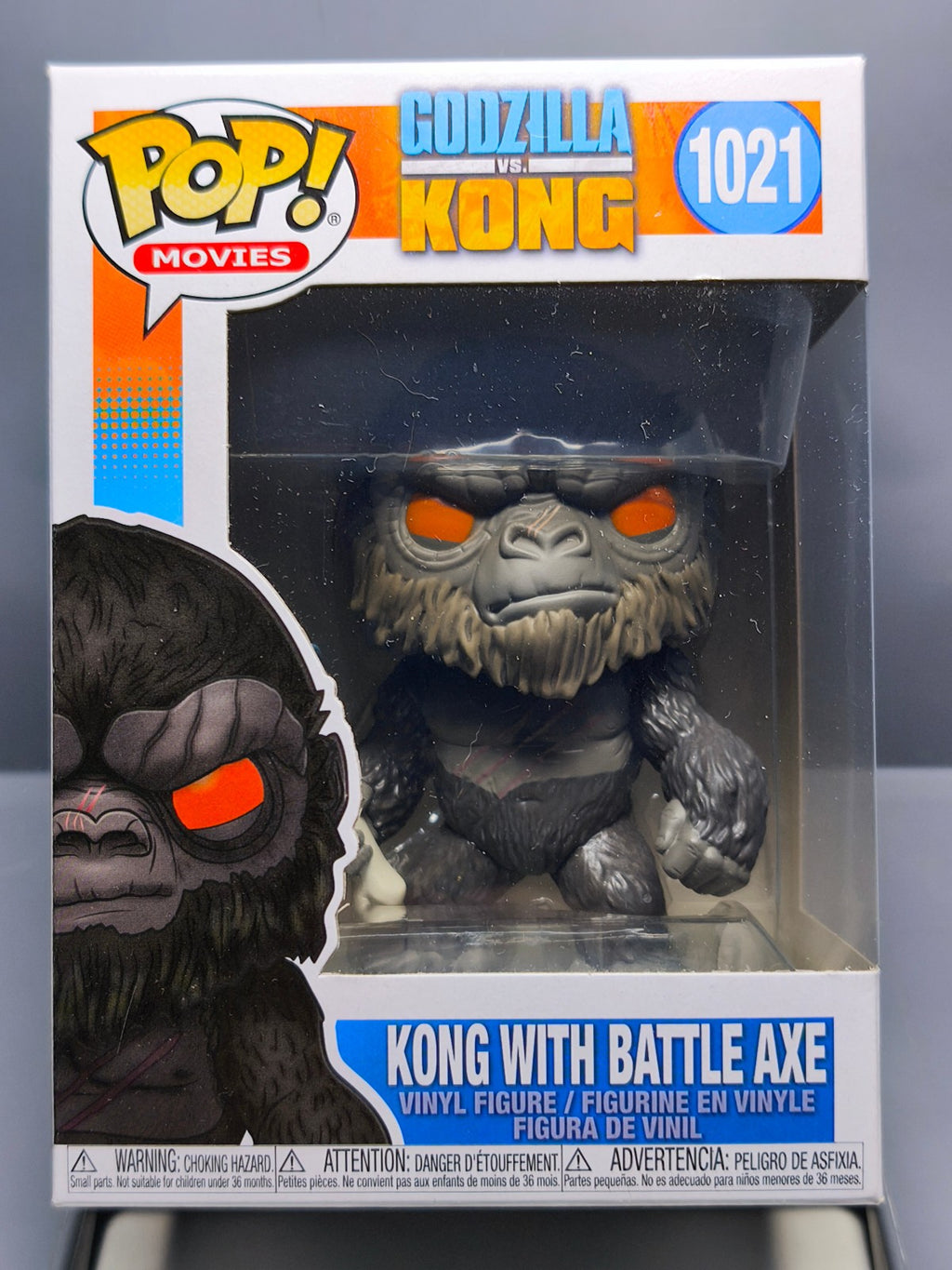 Funko Pop! GODZILLA VS KONG 1021 Kong w/ Axe (F17)