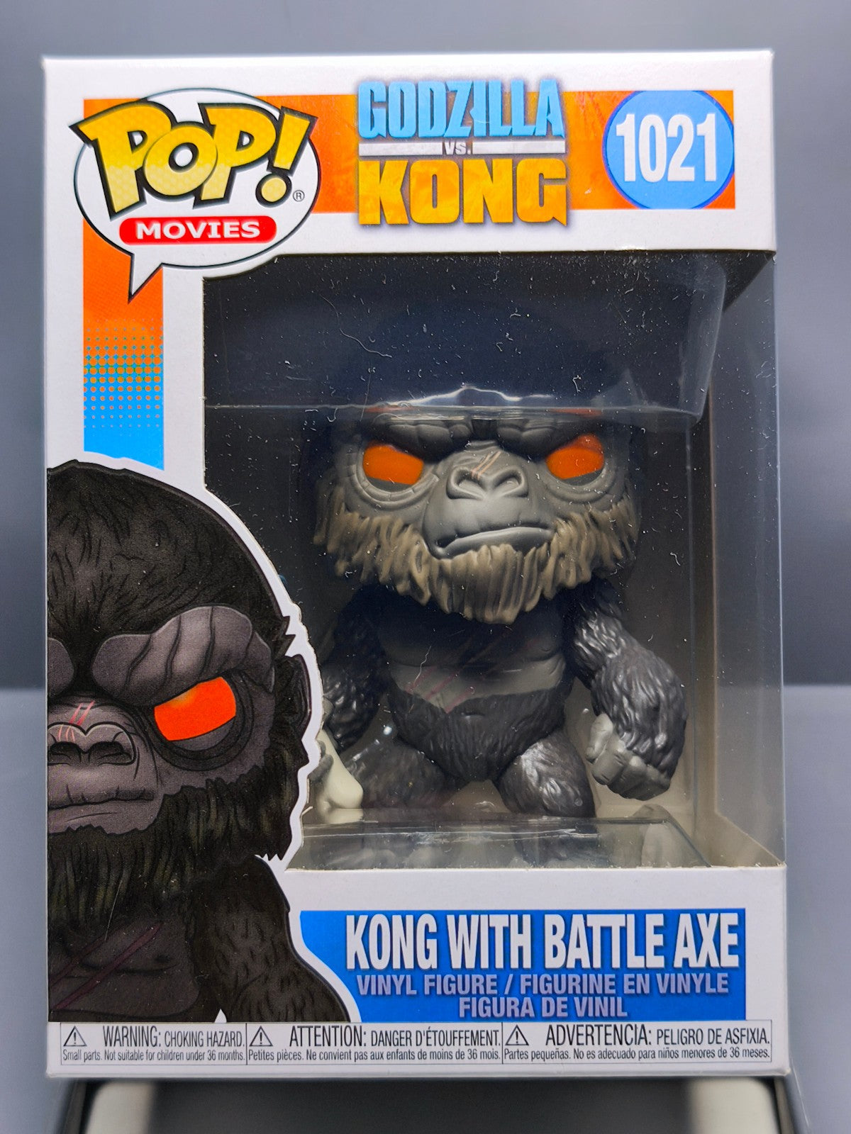 Funko Pop! GODZILLA VS KONG 1021 Kong w/ Axe (F17)