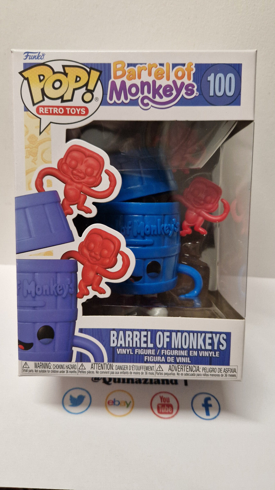 Funko Pop! Retro Toys #100 Barrel of Monkeys (F24)