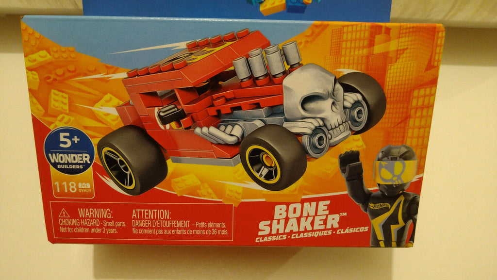 Hot Wheels Mega Construx  Bone Shaker 118 pièces 16,5 x 17cm (cart)