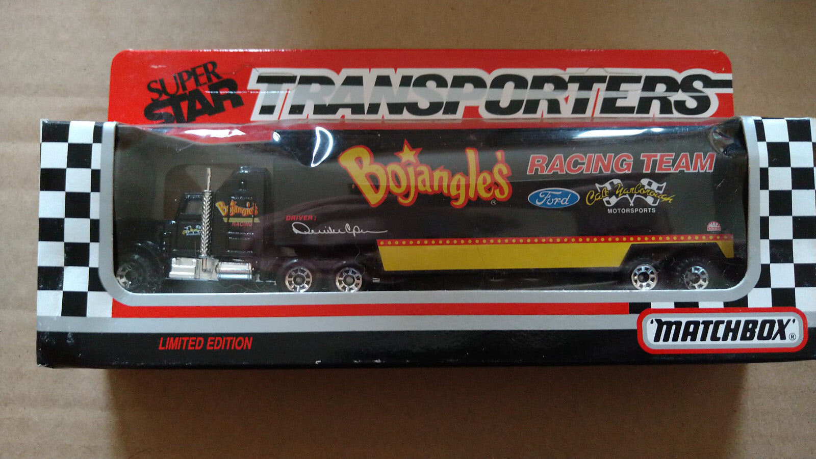 Matchbox 1993 Super star transporters Bojangles derrick cope (C12)