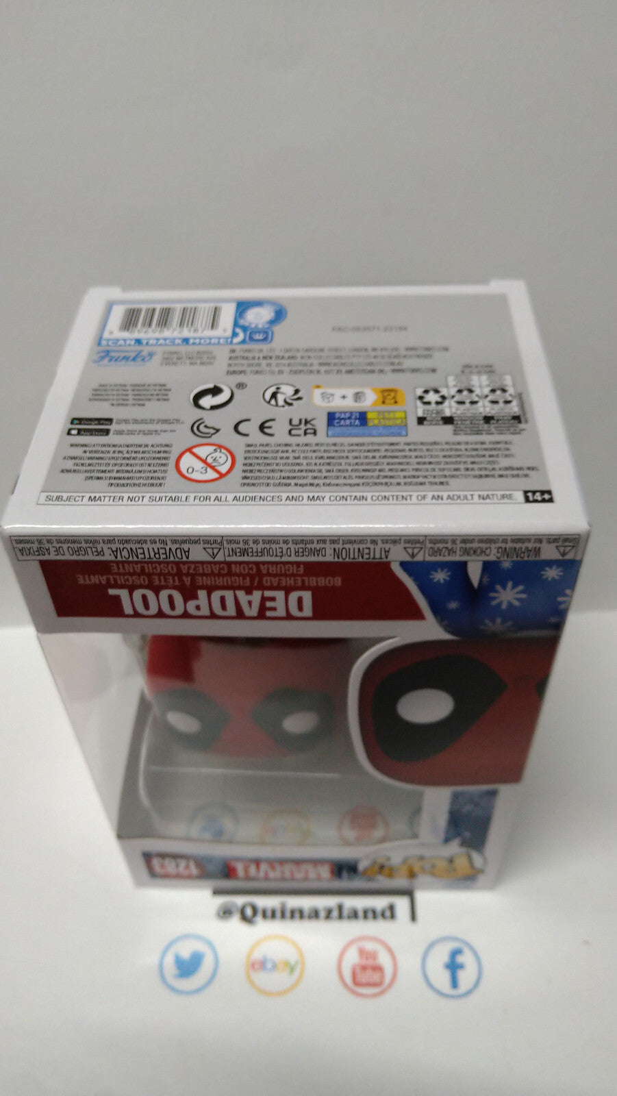Funko Pop!  MARVEL HOLIDAY POP N° 1283 Deadpool (Pull-Over) (F11)