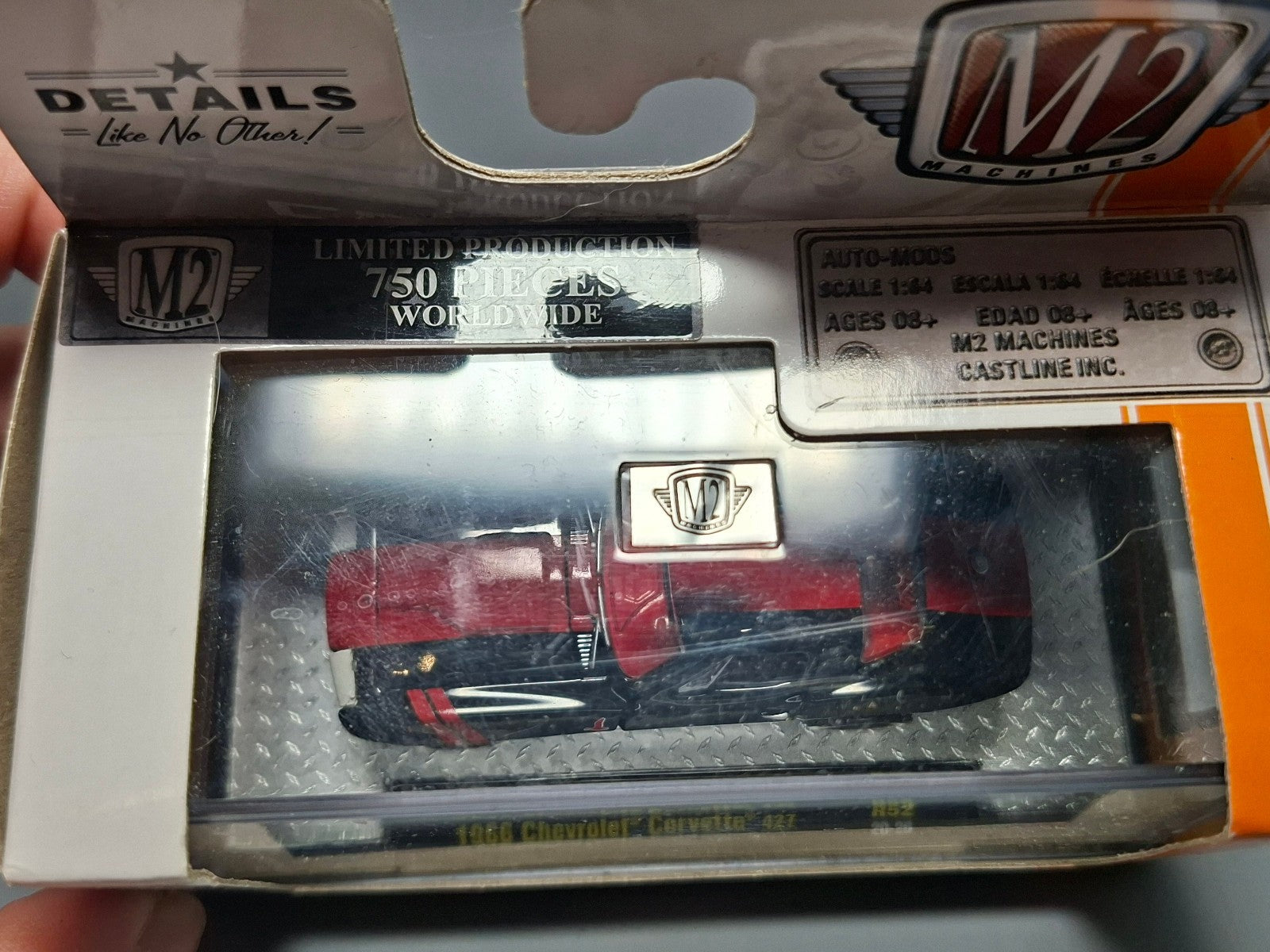 M2 Machines 1966 Chevrolet Corvette 427 Chase 750pcs (CP07)