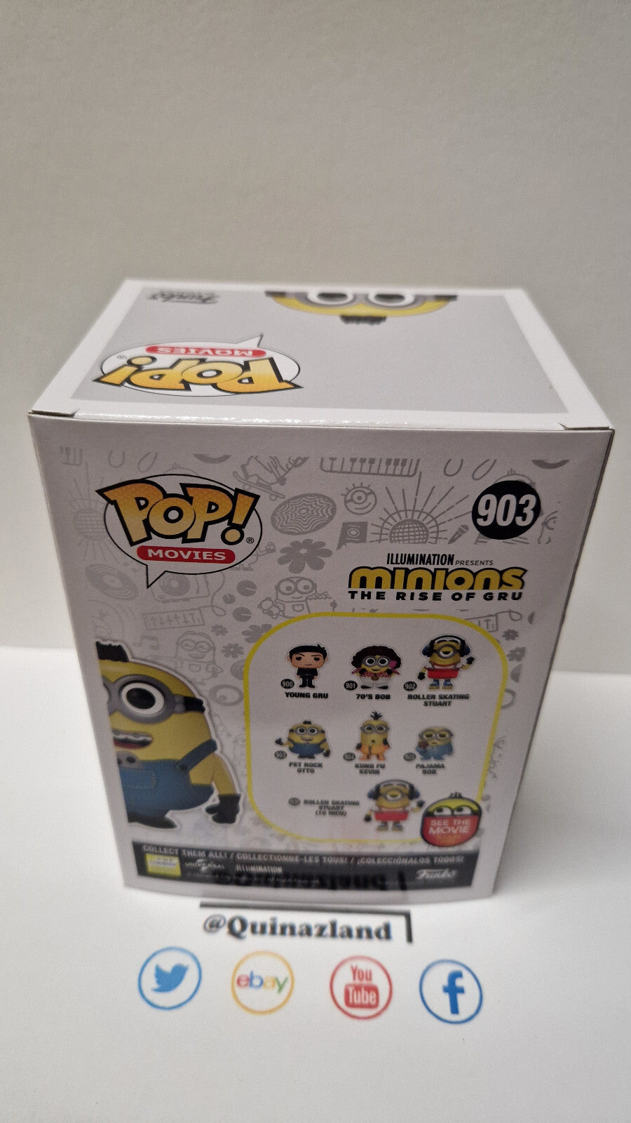 Funko Pop! Minions the rise of gru Banana #903 Pet Rock Otto (F29)