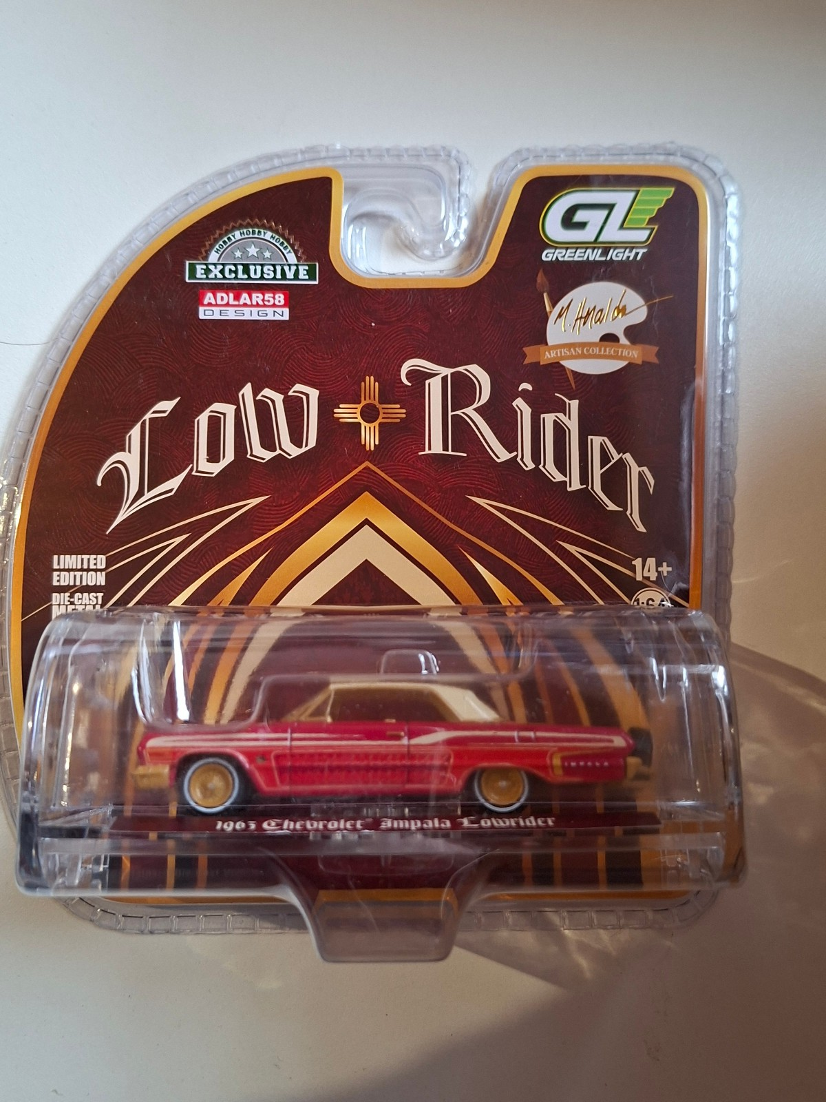 Greenlight 1963 Chevrolet Impala Lowrider, Michael Heralda Special  (NG71)