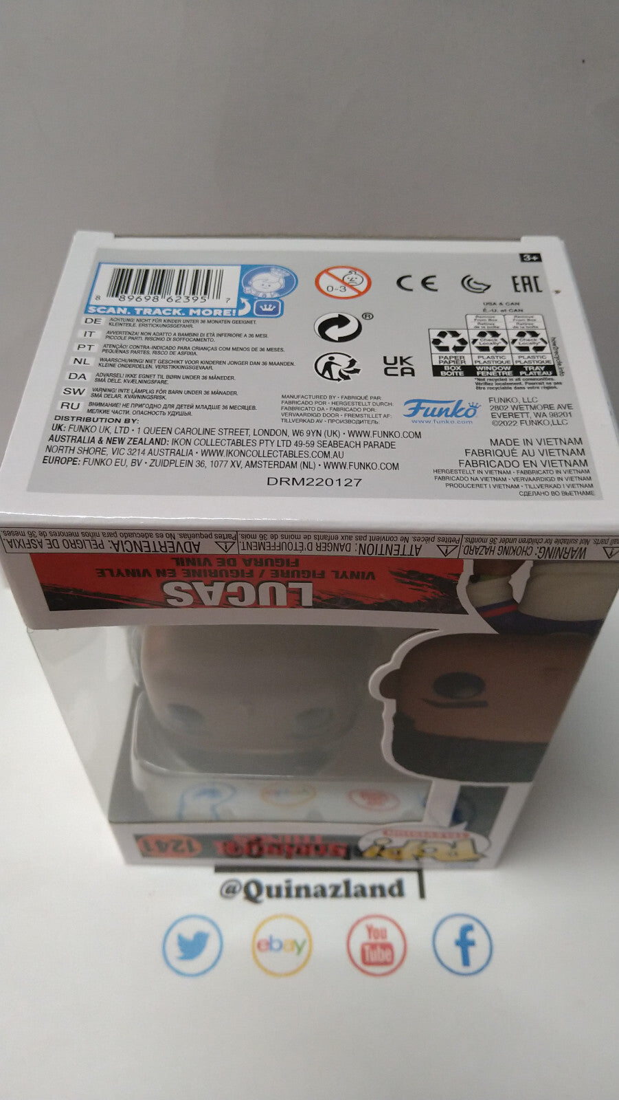 Funko Pop! STRANGER THINGS S4 #1241 Lucas (F33)