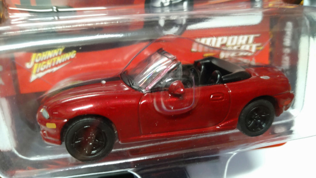 Johnny Lightning Street Freaks Import  '99 Mazda MX-5 Miata base blanche (NG05)
