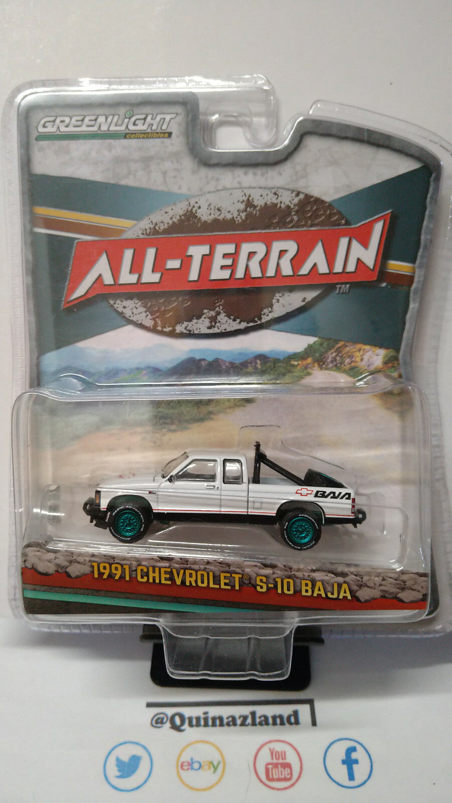 Greenlight Collectibles All-Terrain 1991 Chevrolet S-10 Baja Chase  (NG64)
