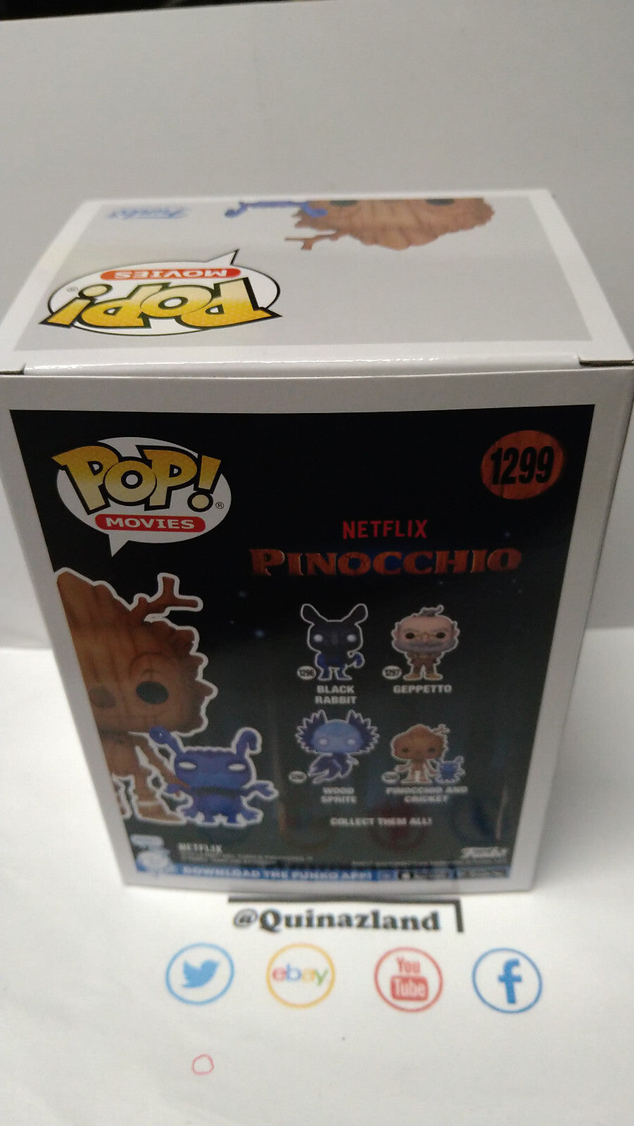 Funko Pop! PINOCCHIO NETFLIX  Movies N° 1299 Pinocchio and Cricket (F30)