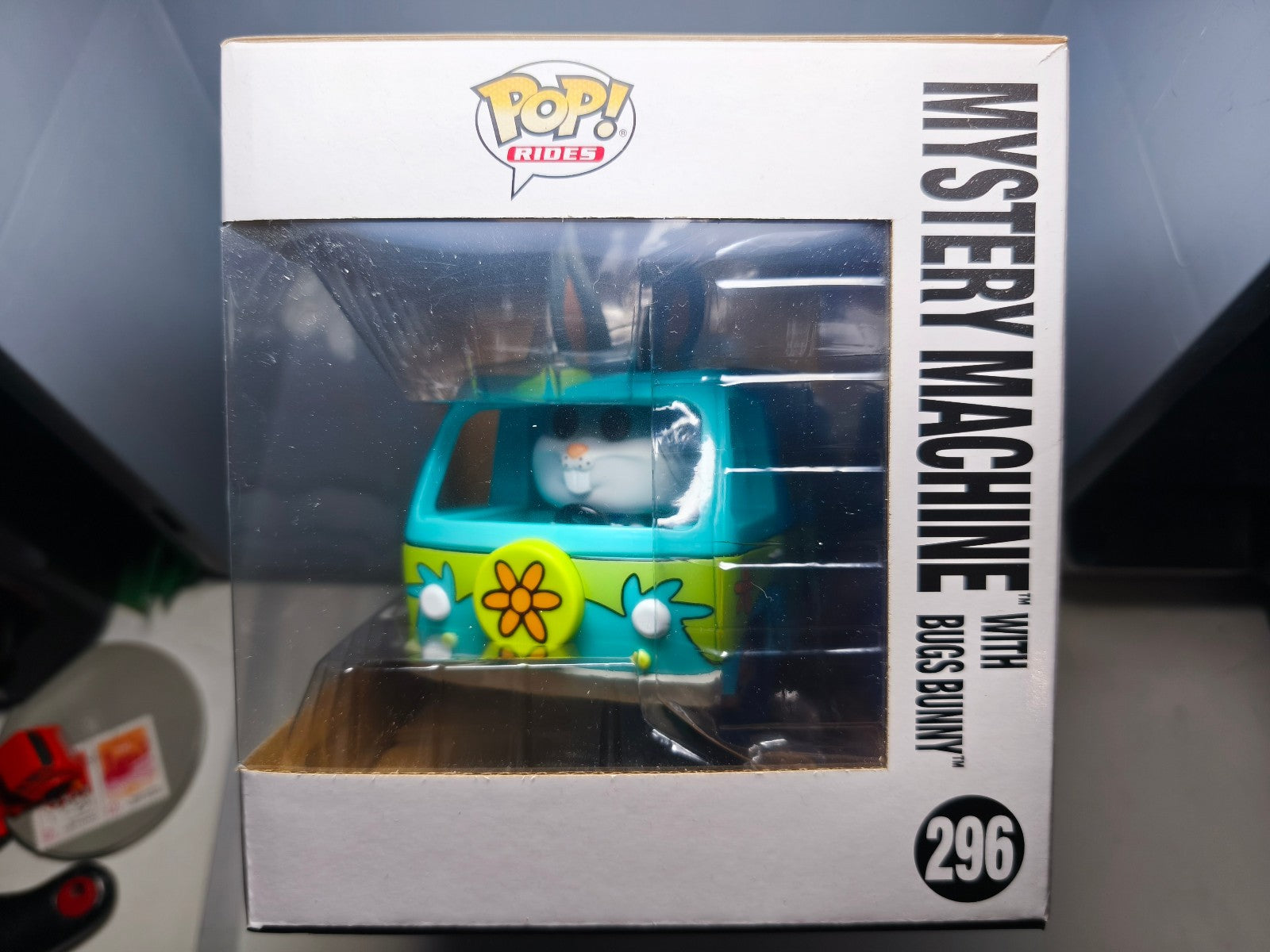 Funko Pop! Warner Bros Ride Super DLX N° 296 Mystery Machine W/ Bugs (Cart)