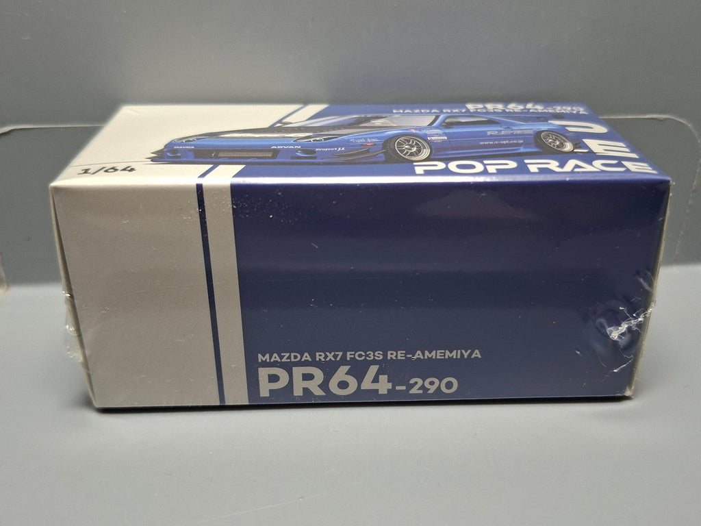 Pop Race 1/64 Mazda RX-7 (FC3S) Re-Amemiya, blue (CP19)