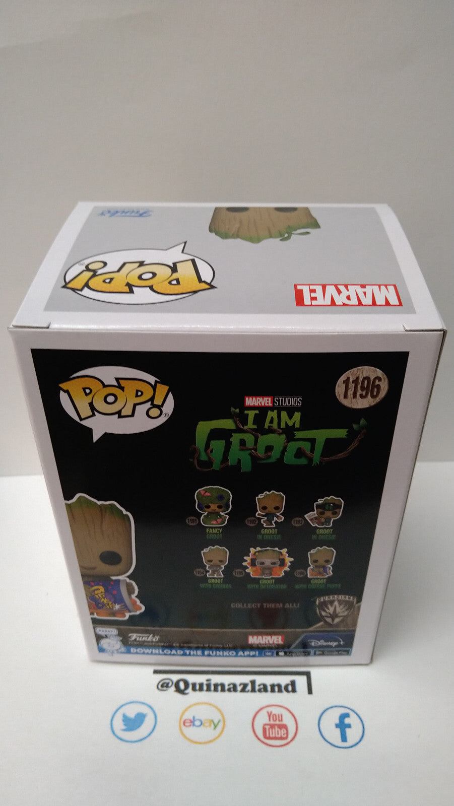 Funko Pop! I AM GROOT N° 1196 Groot with Cheese Puffs (FU20)