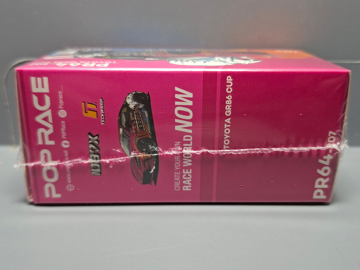 Pop Race 1/64 Toyota GR86 CUP 1087X, various (CP18)