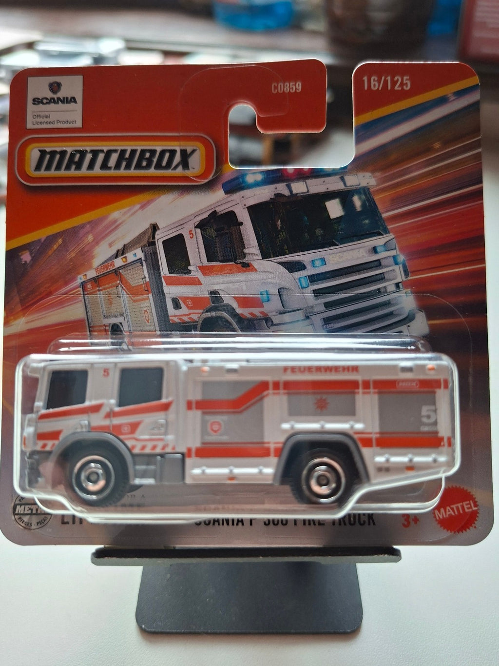 Matchbox  Scania P 360 fire truck   Mainline 16 (CP12)