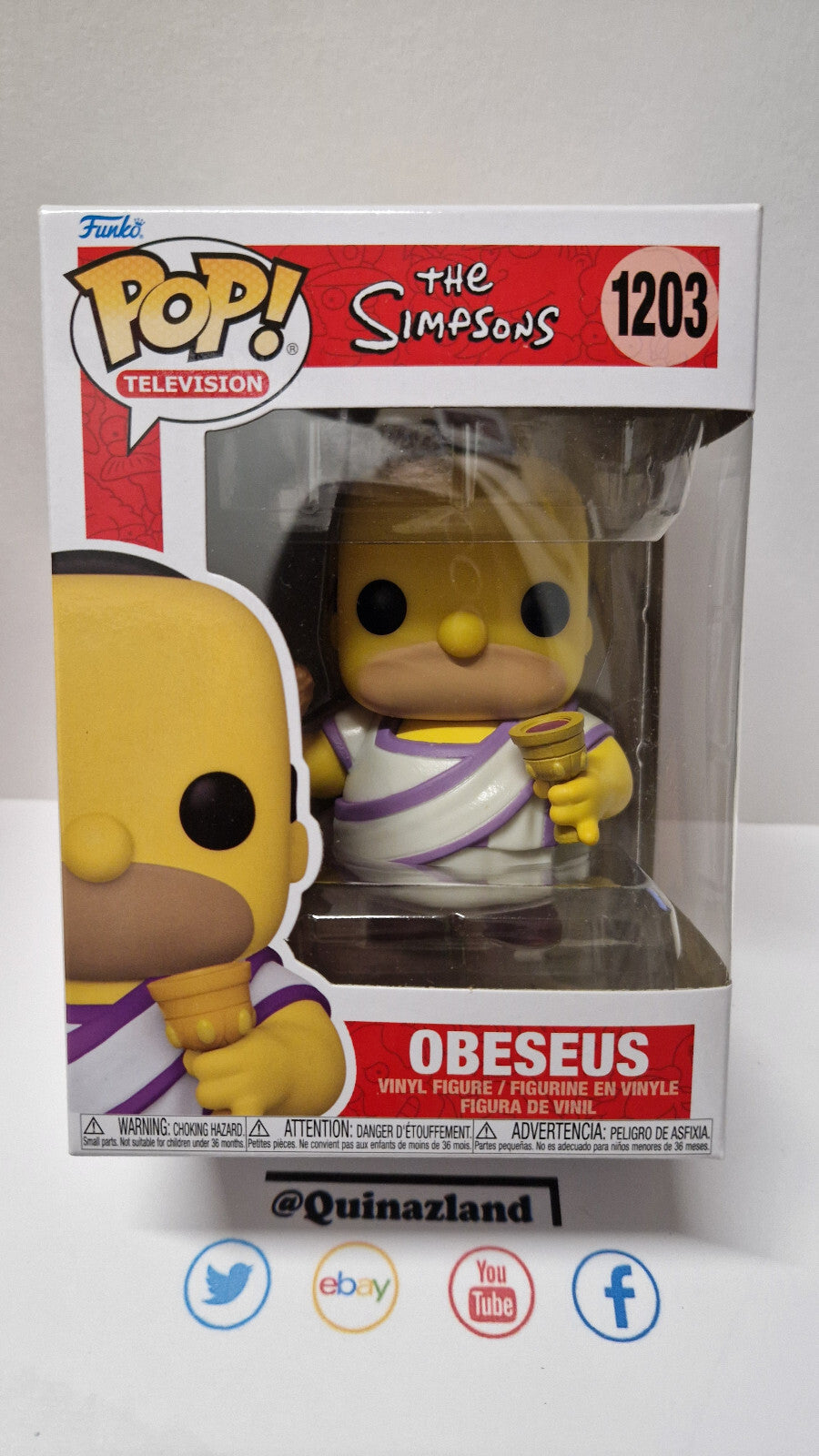 Funko Pop! The Simpsons #1203 Obeseus (F44)