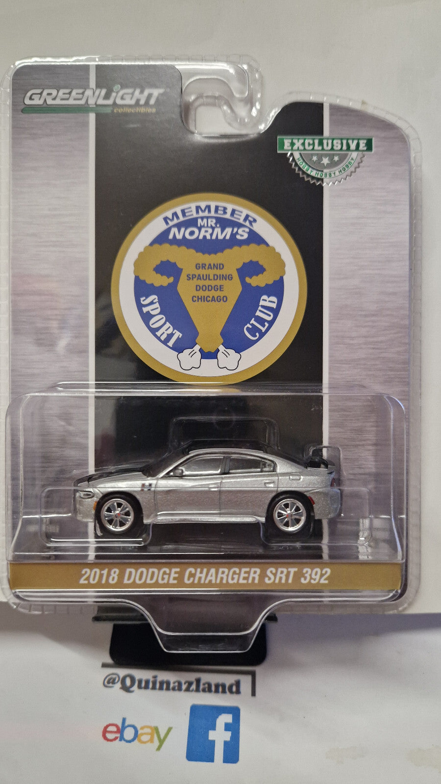 Greenlight Hobby Exclusive 2018 Dodge Charger SRT 392 Mr. Norm Heritag  (NG50)