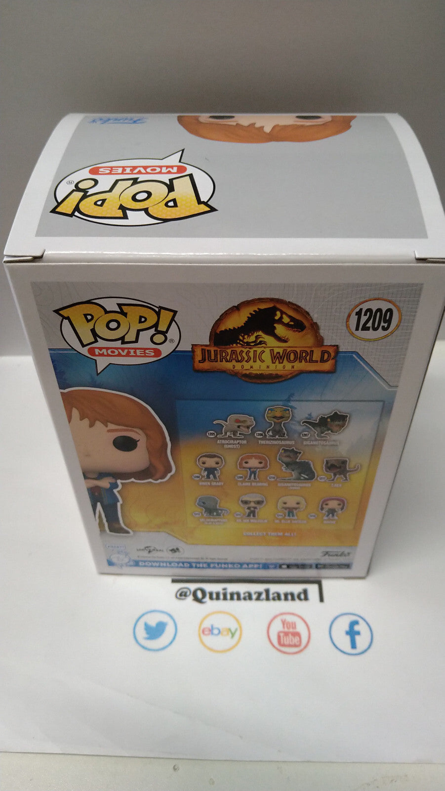 Funko Pop! JURASSIC PARK 2022 #1209 Claire Dearing (FU17)