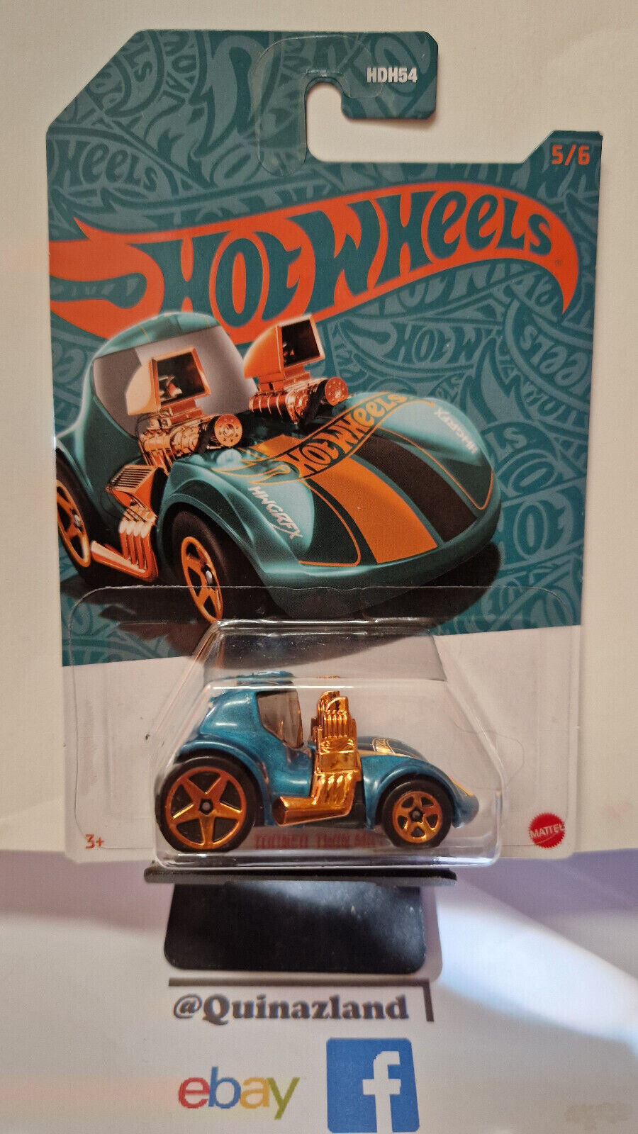Hot Wheels Pearl & Chrome 56th anniversary TOONED TWIN MILL (NP11)