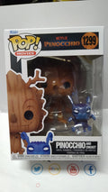 Funko Pop! PINOCCHIO NETFLIX  Movies N° 1299 Pinocchio and Cricket (F30)