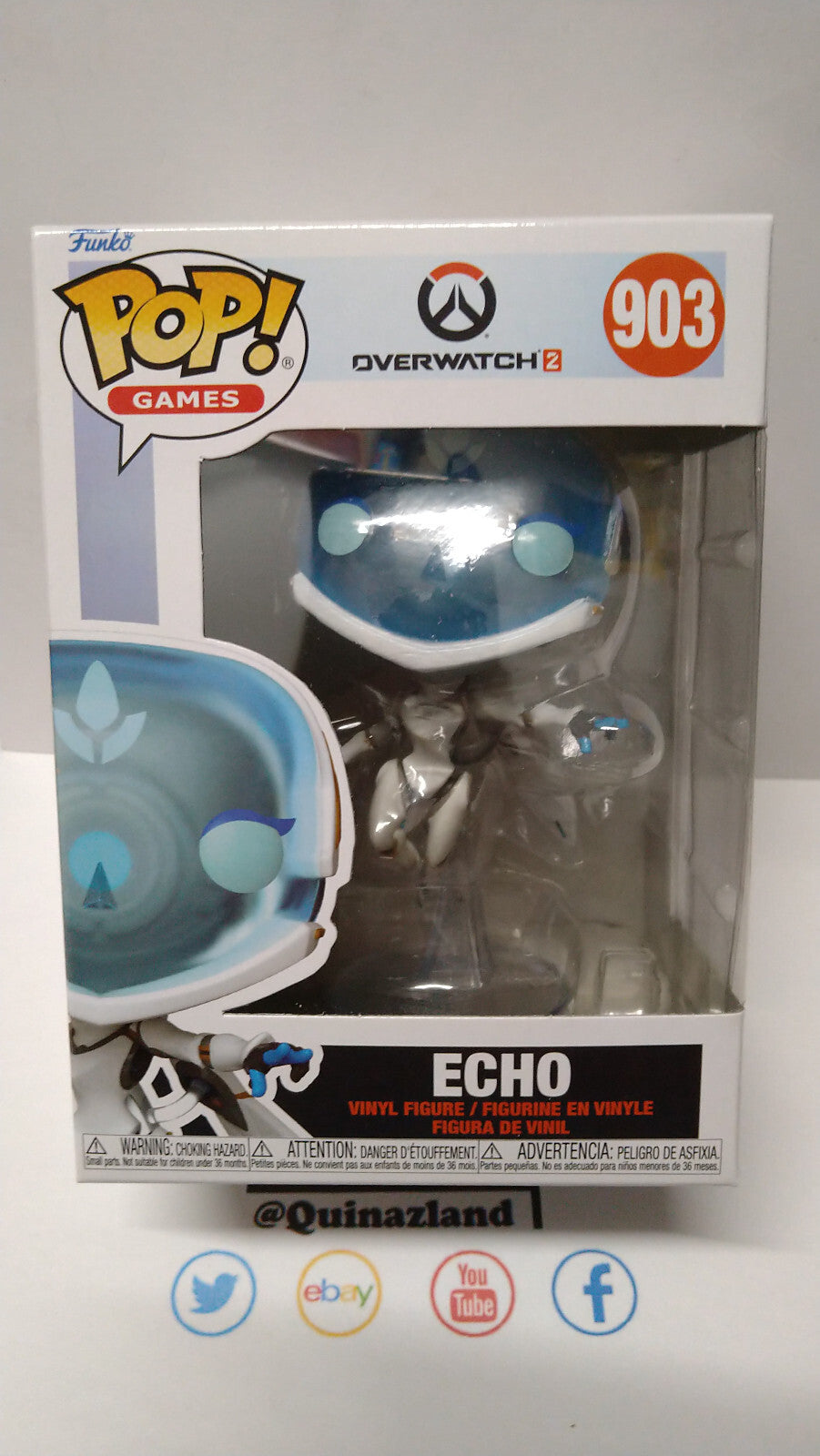 Funko Pop!  OVERWATCH 2 Games N° 903 Echo (F28)
