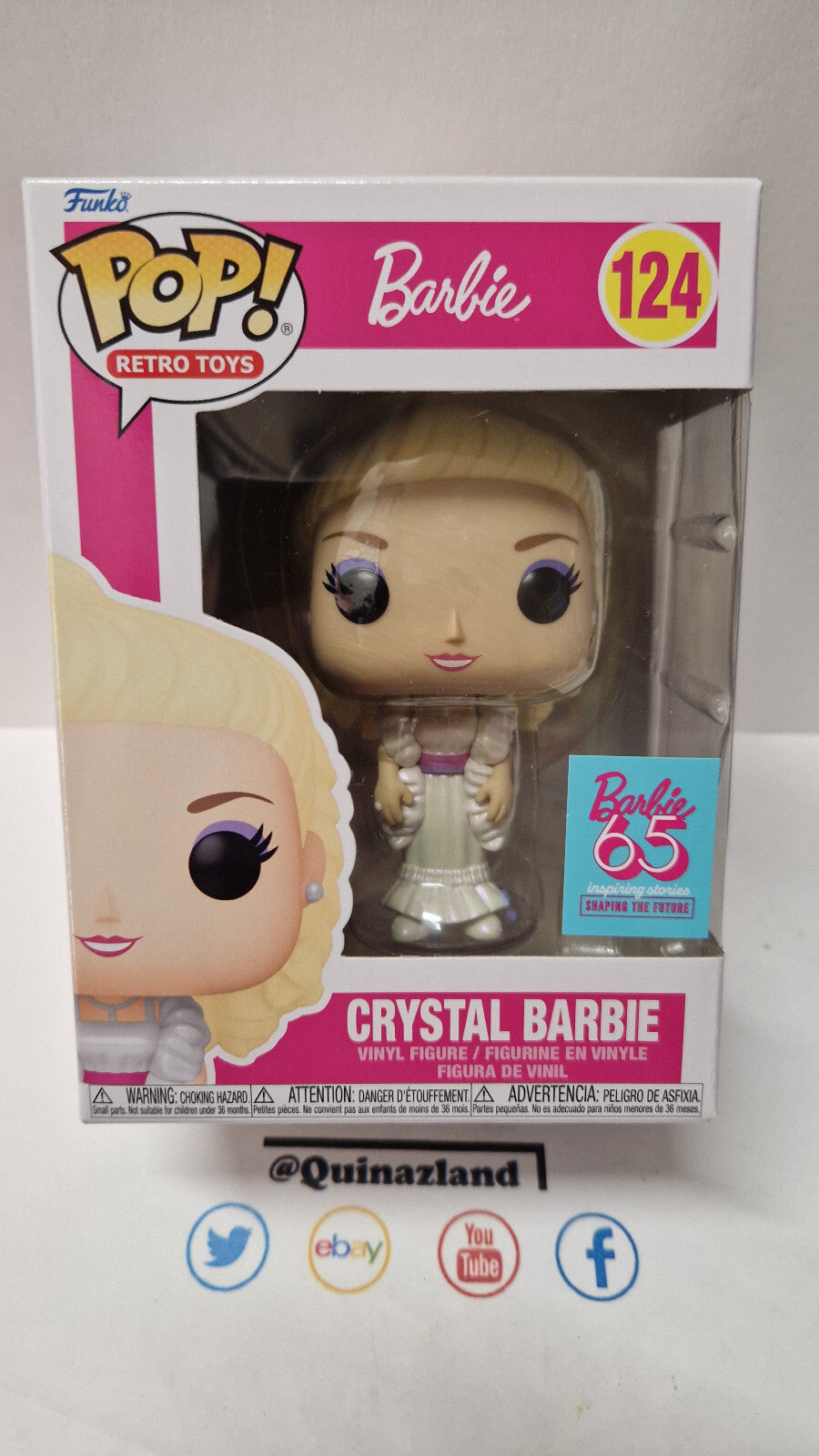 Funko Pop! Retro Toys N° 124 Crystal Barbie (F14)
