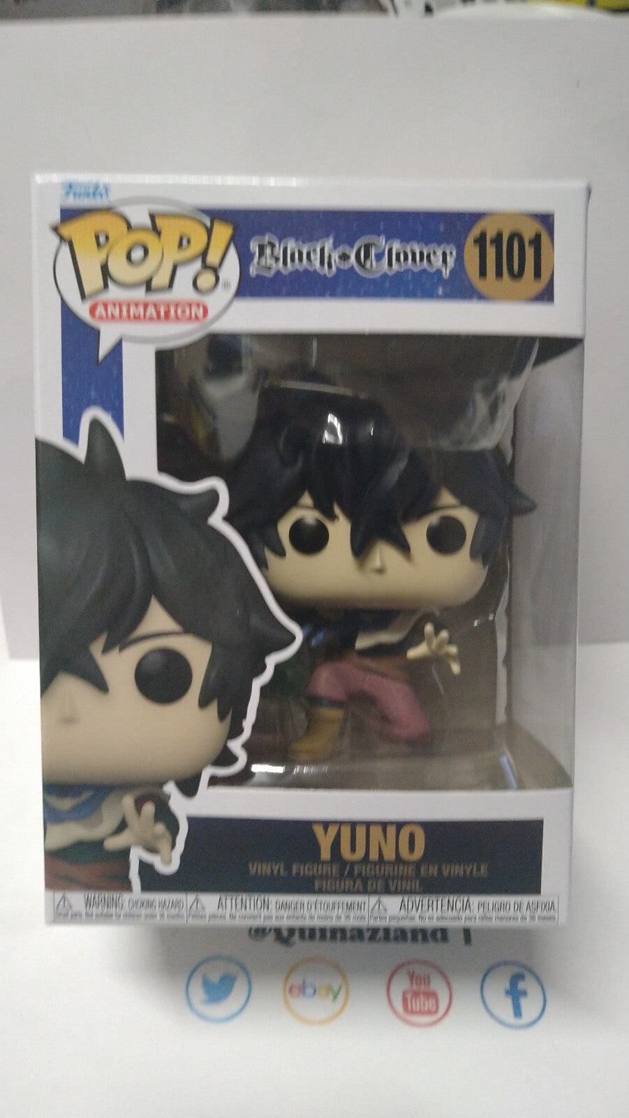 Funko Pop! BLACK CLOVER 1101 Yuno (F15)