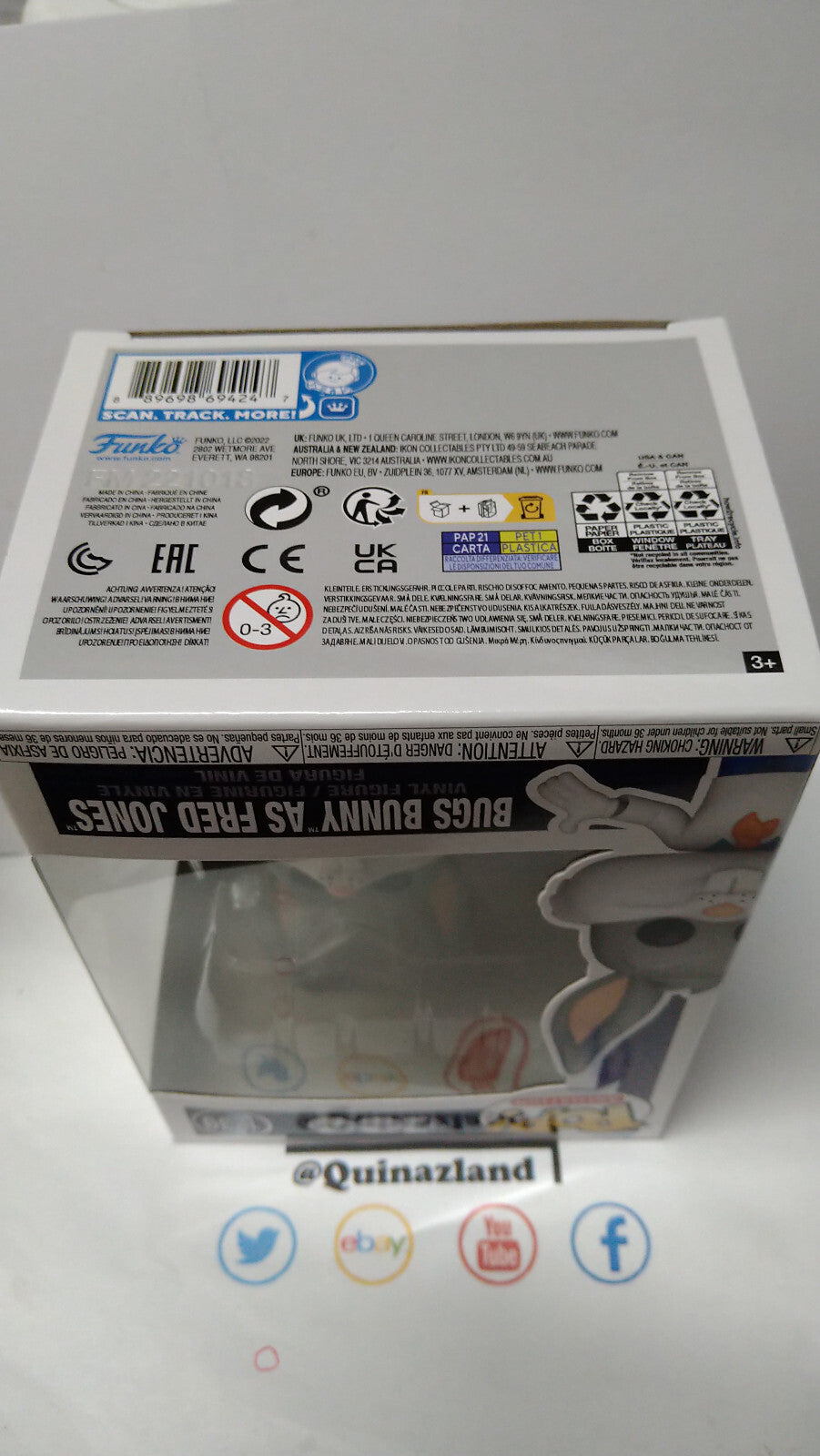 Funko Pop! Warner Bros Ride Super DLX N° 1239 Bugs as Fred (F7)